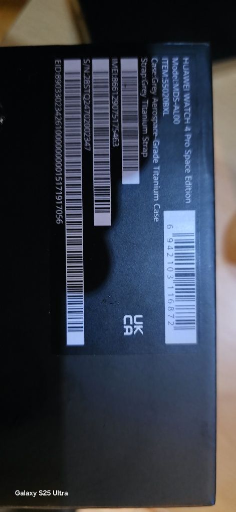 Huawei watch 4 pro Elite space edition
