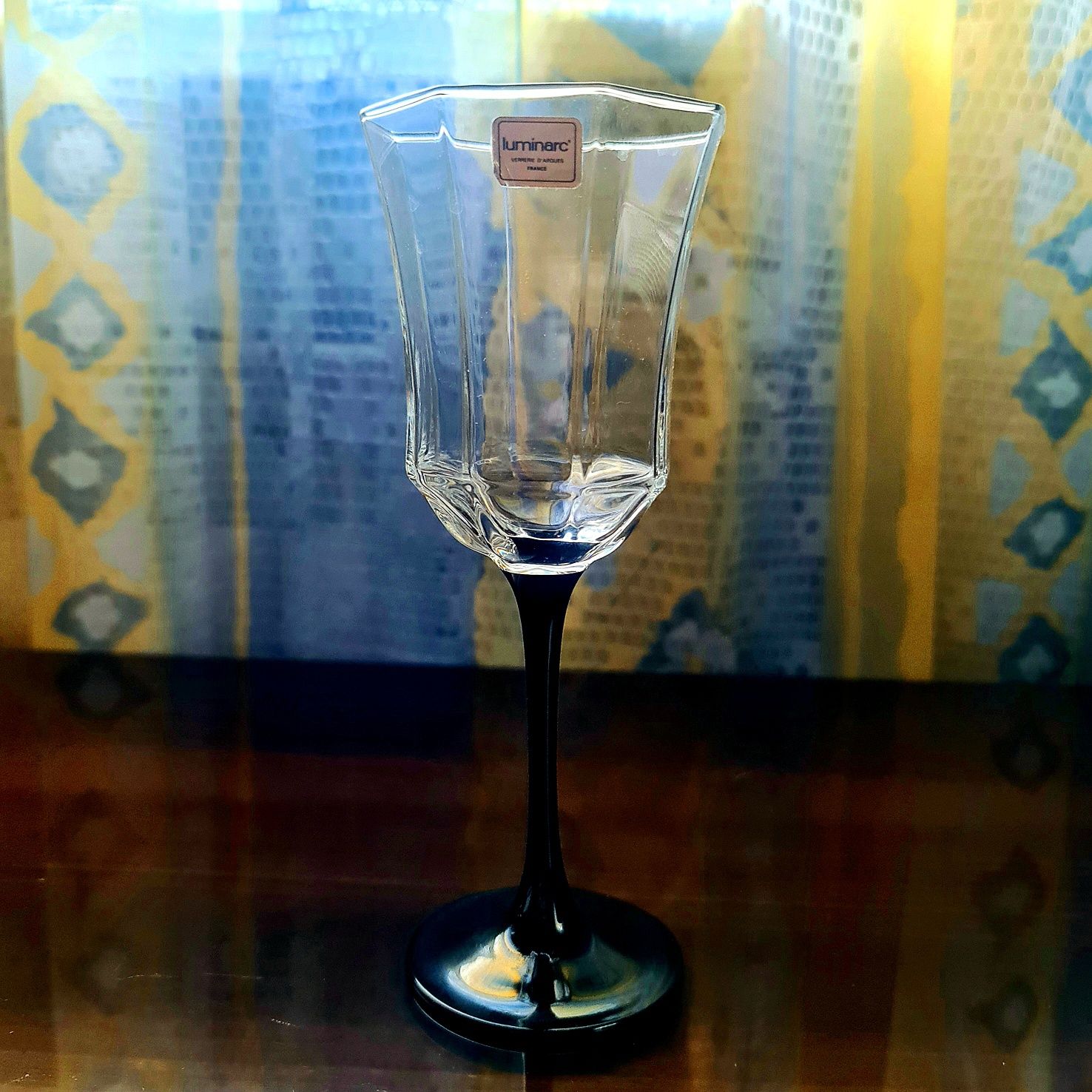 12szt Szkło UV kielichy na wino szampana francuskie Luminarc