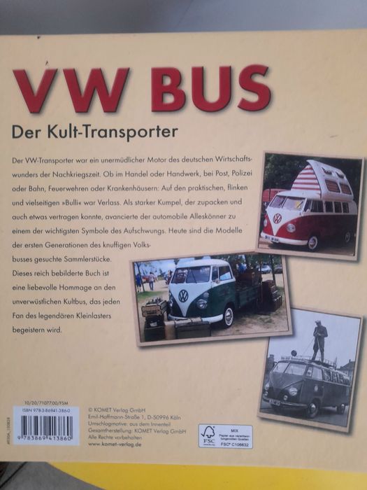 Livro VW BUS Der Kult-Transporter by Udo Paulitz, em alemão