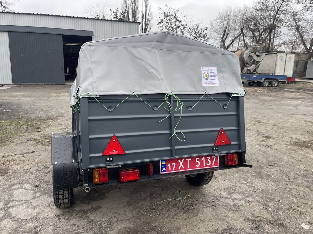 Новий посилений причіп Дніпро- 250х130х50(Дніпро-251)