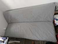 Sofa rozkładana Ikea bedding z materacem i narzutą 140x200