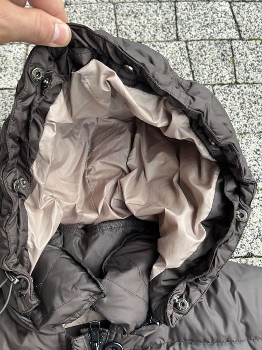 Kurtka puchowa zimowa damska Hetrego down jacket puffer parka Brown