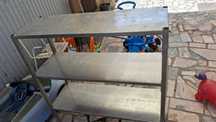 estante 3 prateleiras inox