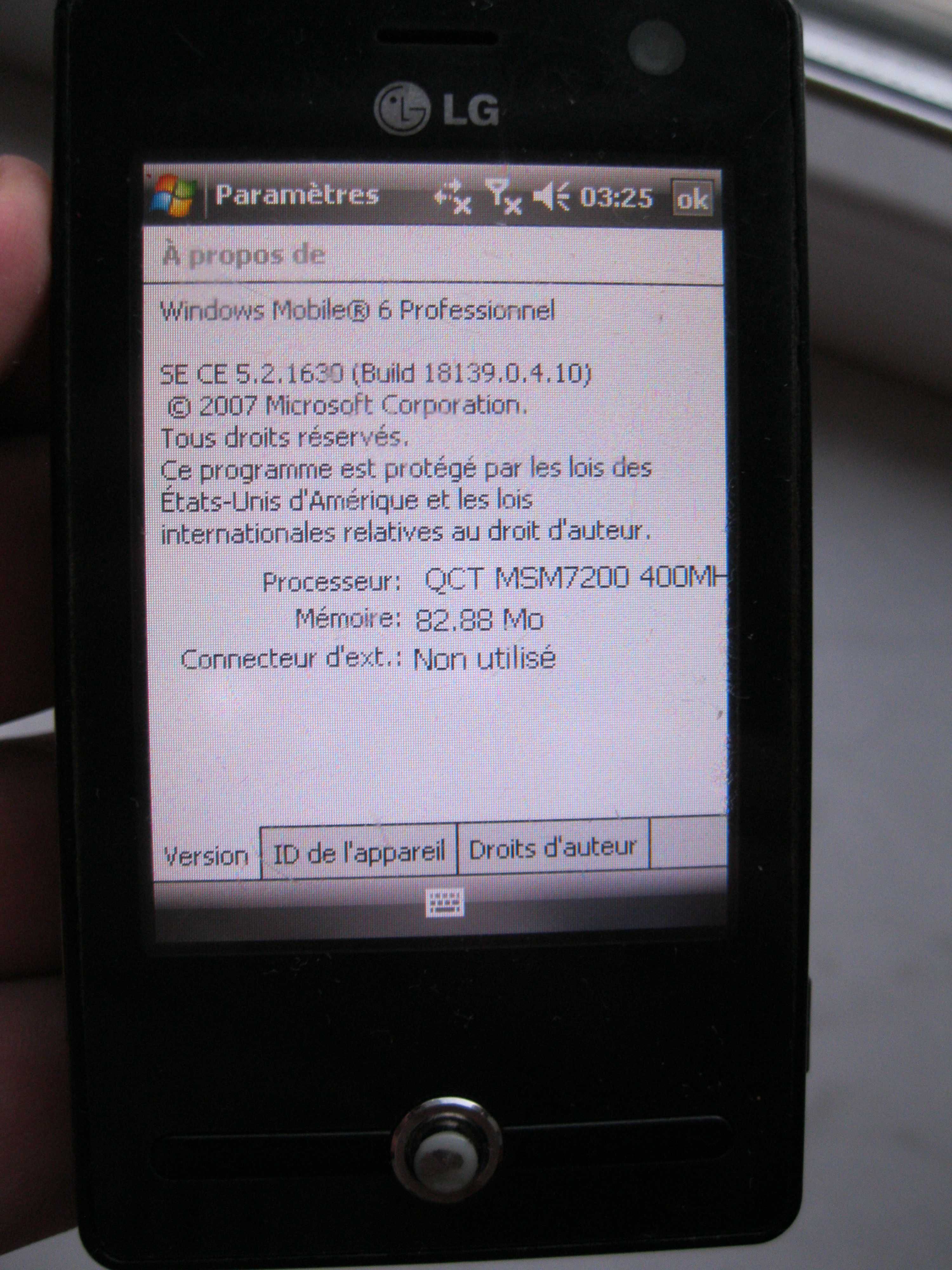 КПК на Windows Mobile LG KS20