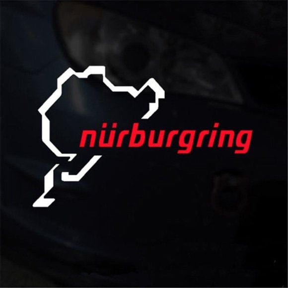 Naklejka na ścianę tor Nurburgring ścienna różne kolory f1 race gt rs