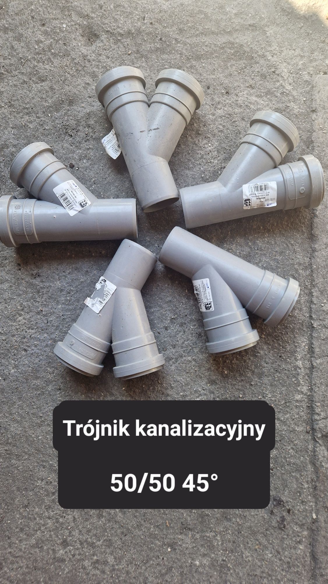 Kolanka i trójniki kanalizacyjne