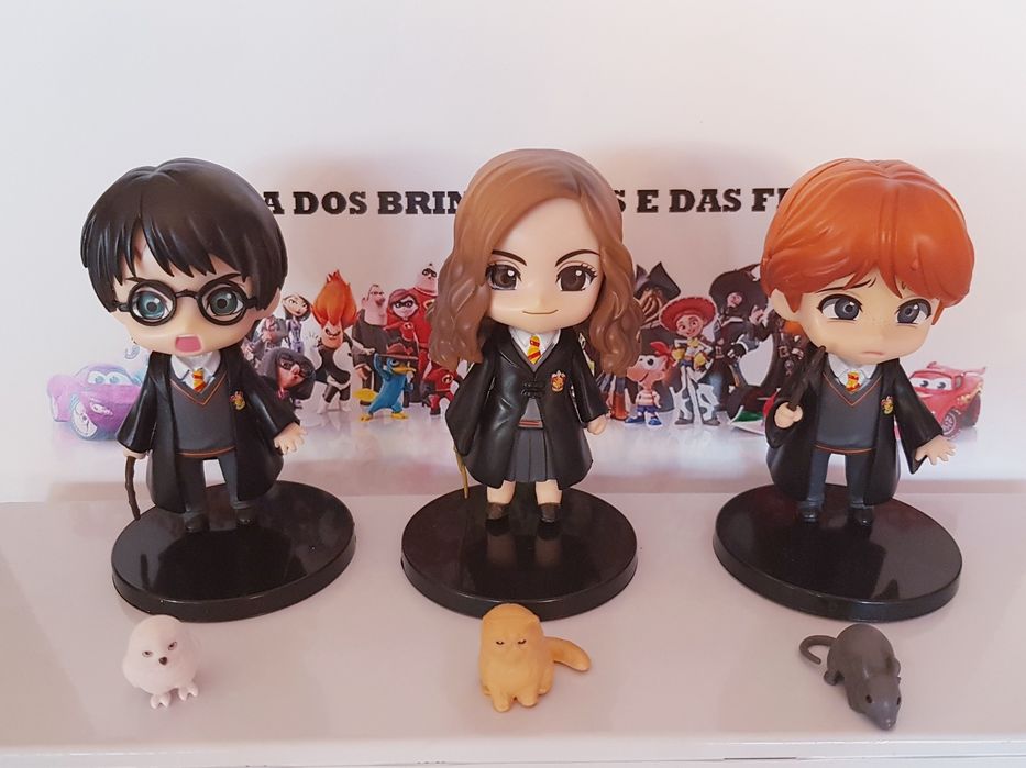 Conjunto 3 pcs Figuras Harry Potter (Portes Incluídos)