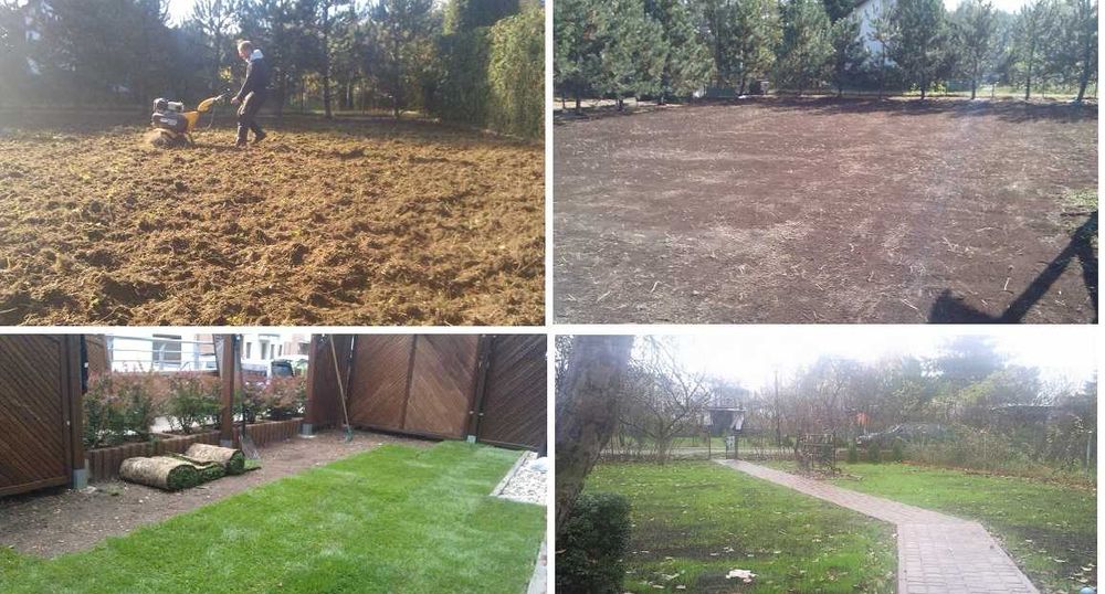 Przekopywanie ziemi działki pola Warszawa i okolice