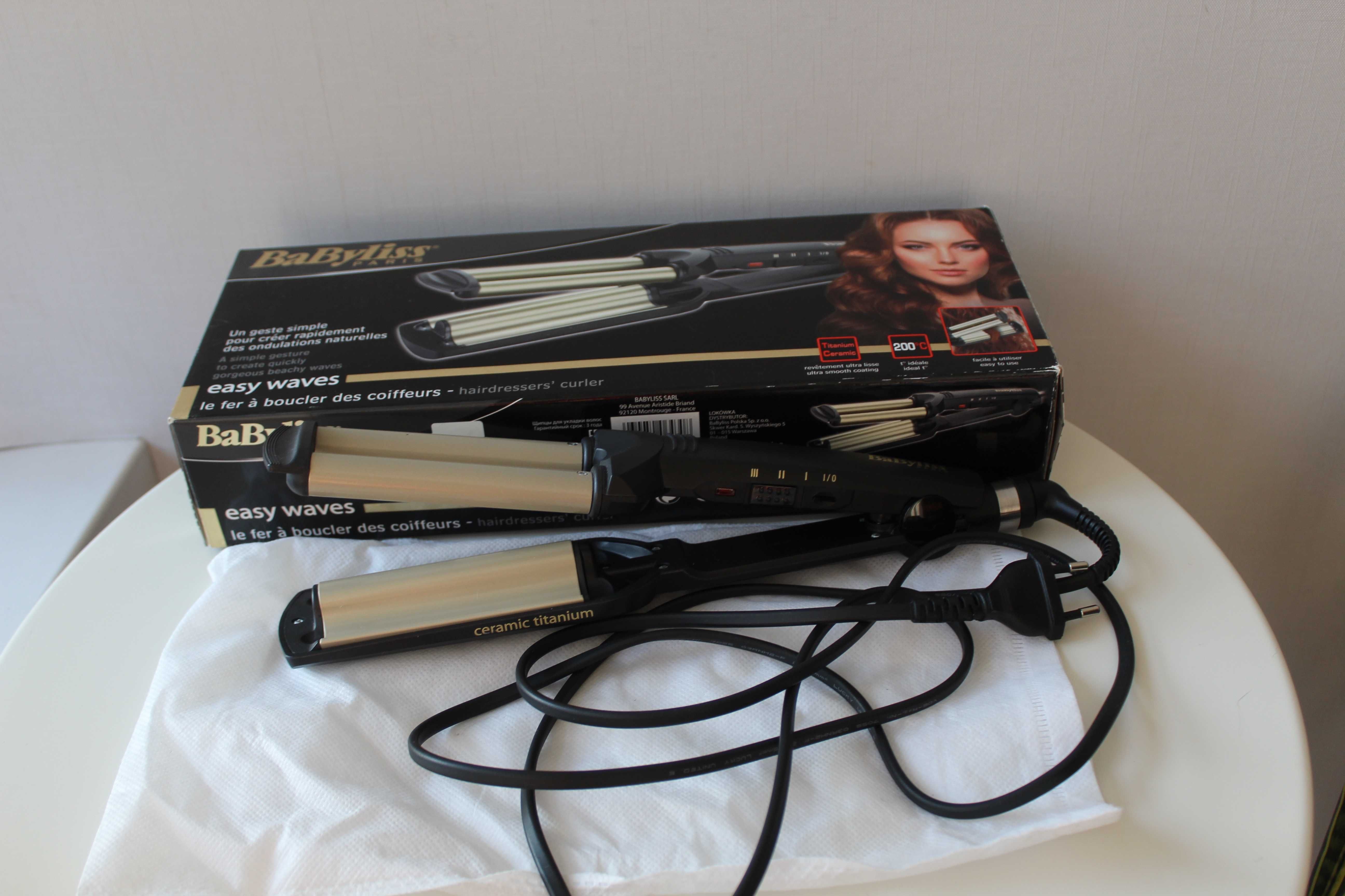 Щипцы гофре или волна, плойка, стайлер, Babyliss C260E