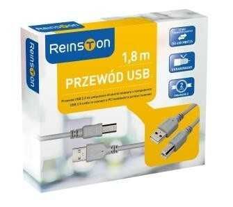 Przewód USB 2.0 USB A/USB B 1,8 m REINSTON