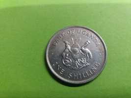 Moneta ONE Shilling UGANDA Afryka 1976 Stan!