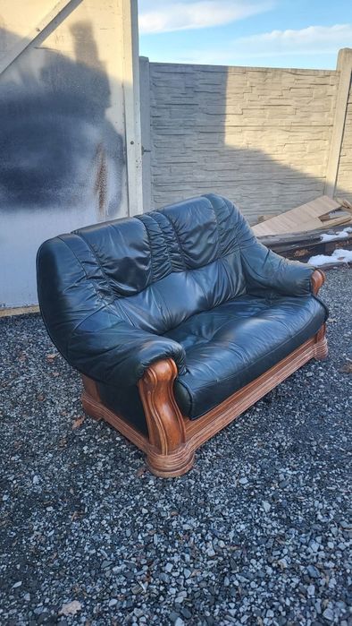 Skórzany komplet wypoczynkowy 3+2