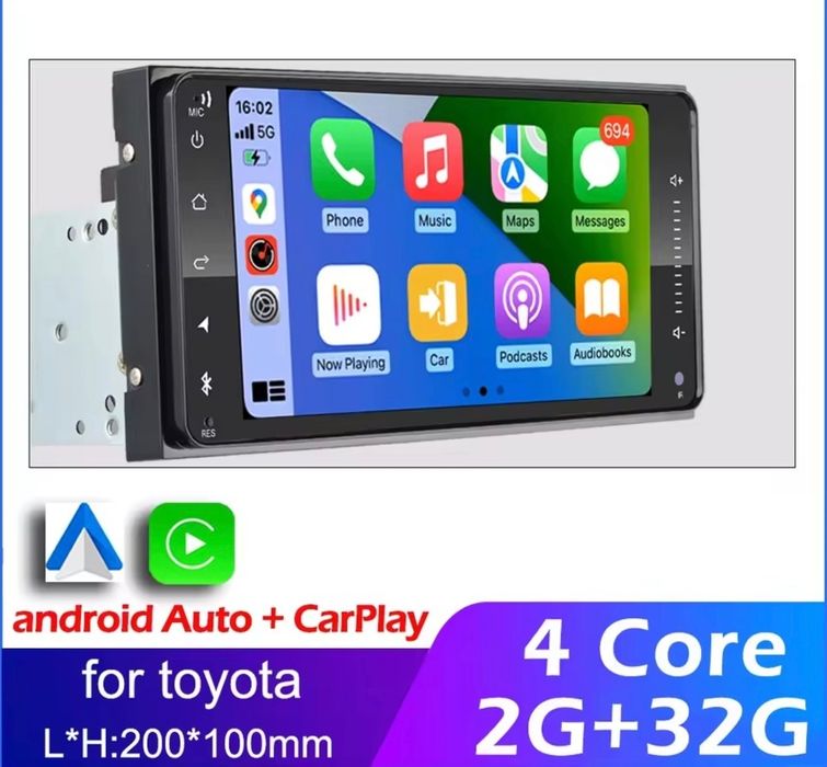 Radio Nawigacja Android Toyota Corolla,RAV4,Camry,Previa,Vios