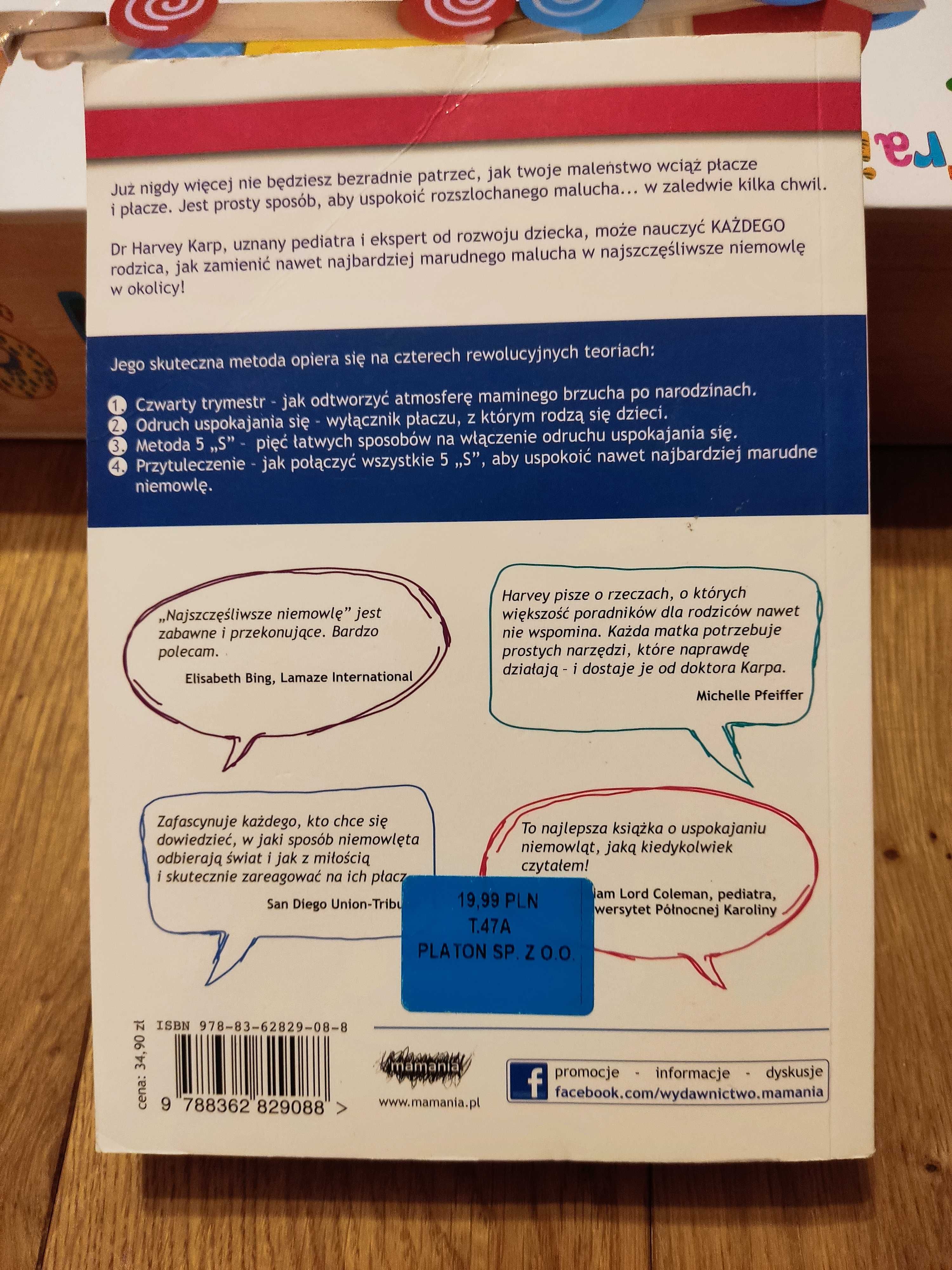 Używana książka "Najszczęśliwsze niemowlę w okolicy"