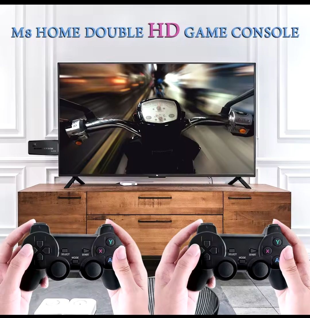 Nowa Konsola Game Stick Lite 4K + 2 Bezprzewodowe Kontrolery