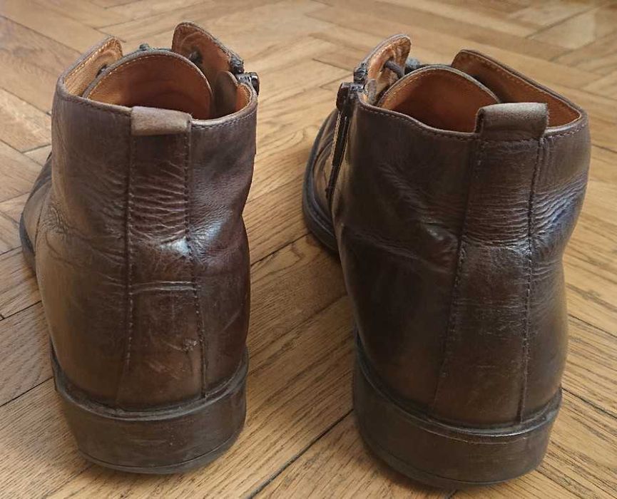 Buty botki sztyblety skóra naturalna GINO ROSSI rozmiar 40