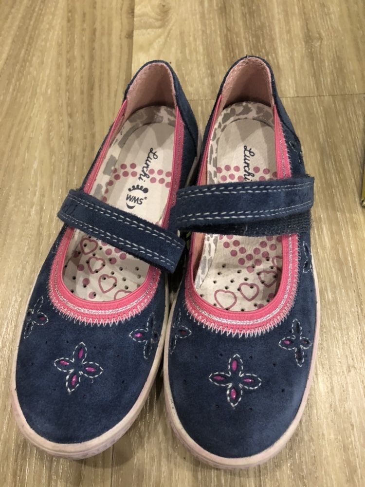 Lurchi замшевые туфельки 28