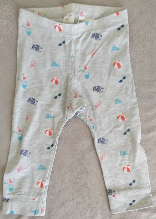 Spodnie dresowe, joggersy, legginsy chłopięce, H&M, rozmiar 86