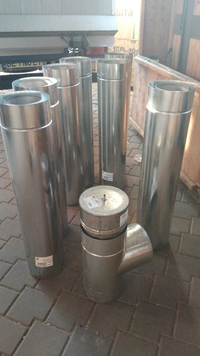 Н53 Димохід з нержавійки термо Труба на димоход ф200-260 Дымоход !