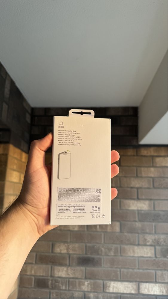 Skórzane Magsafe Etui Iphone 14 Pro Purple
