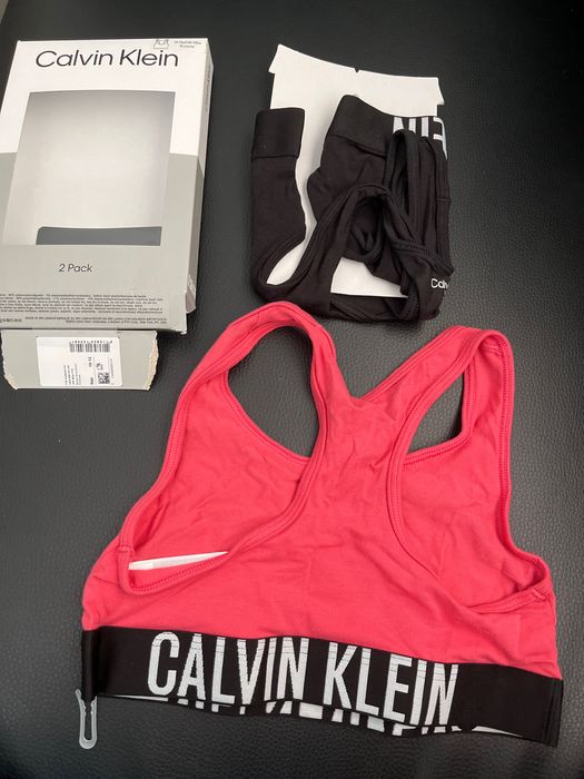 Bralette top de desporto Calvin Klein