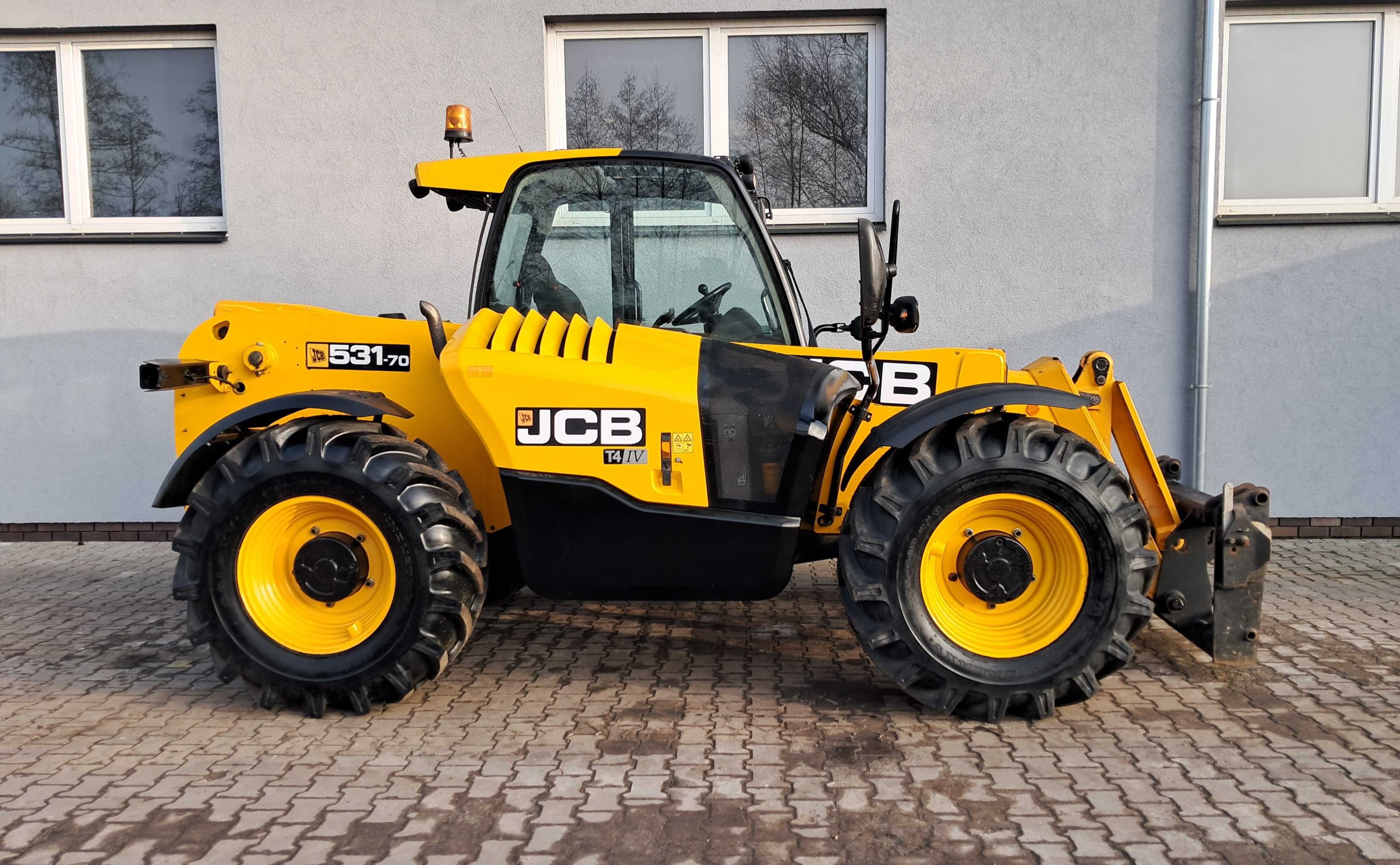 JCB 531-70 AGRI 2018r 3976h Oryginał KLIMA Ładowarka Teleskopowa 7m