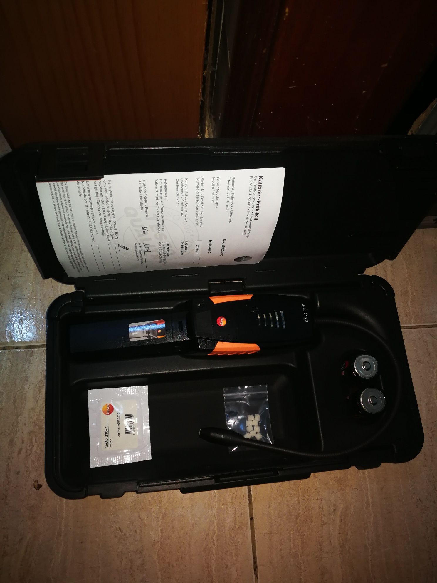 Detector de fugas testo 316-3