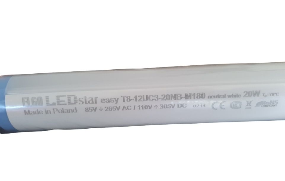 Świetlówki LEDstar Easy T8-T12 20W (w zestawie 9 szt.)