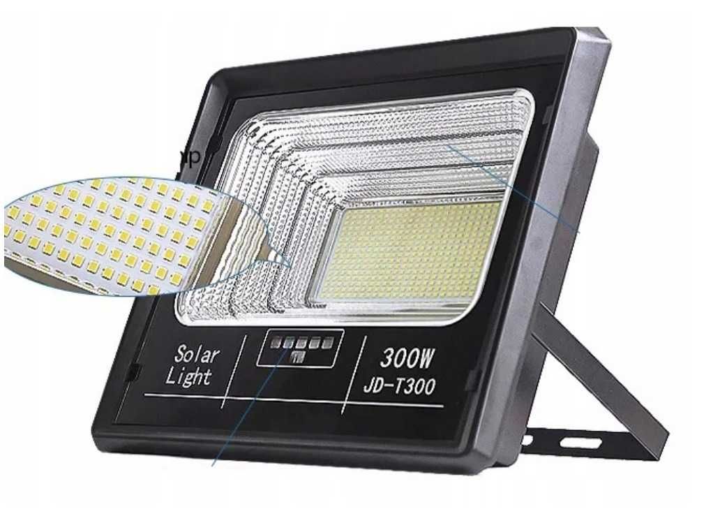 Lampa solarna z czujnikiem 300W kabel 5M 20000mAh