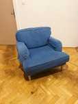 Fotel Ikea Stocksund niebieski
