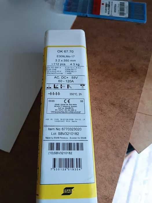 Elektrody ESAB OK 67.70  2.5 lub 3.2