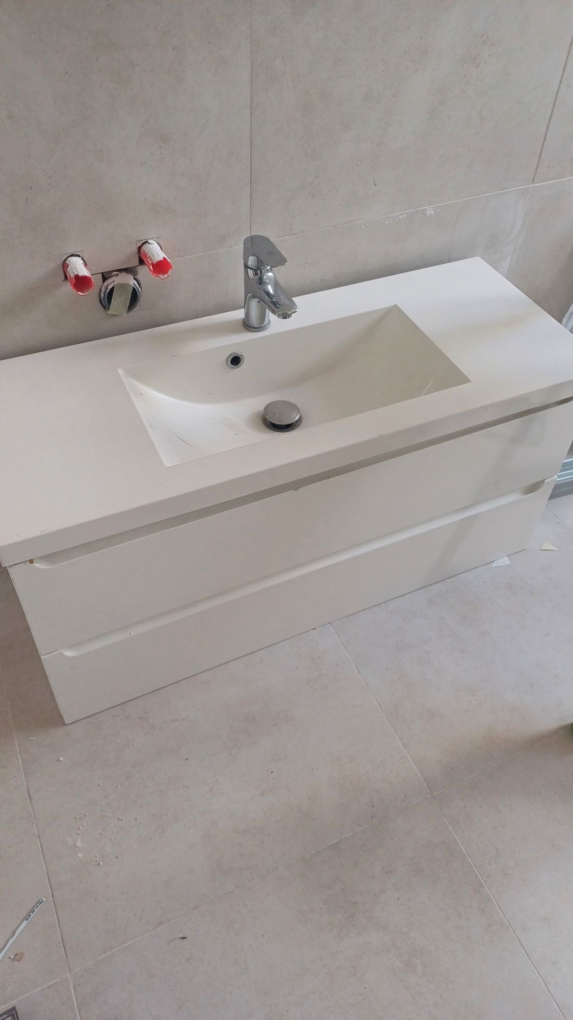 Szafka łazienkowa że zlewem 100x49x39