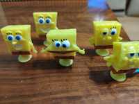 5x SpongeBob na przyssawce