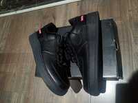 Nike air force 1 ×supreme Men's Cool Black Sneakers Size 44