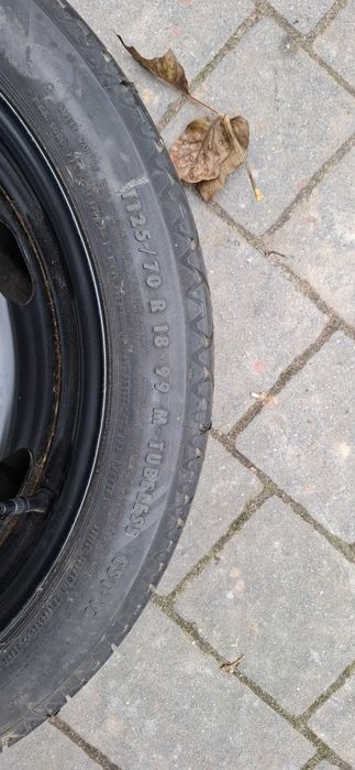 Koło dojazdowe continental zapasowe 18' VW, Audi,  nowe