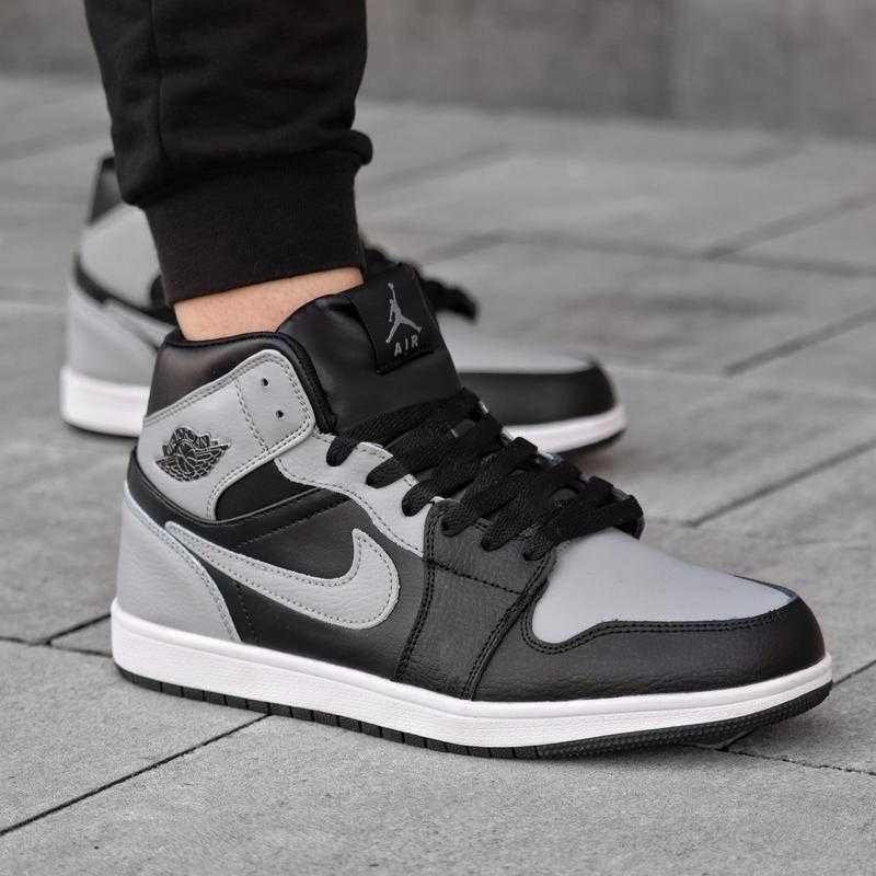 Кросівки зимові Nike Jordan 1 retro хутро Джордани чоловічі на зиму