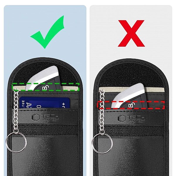 Etui na kluczyki samochodowe Tech-Protect KLR100 blokujące RFID- czarn