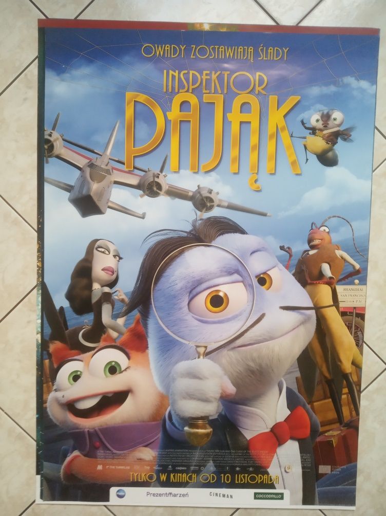 Plakat z filmu Inspektor PAJĄK