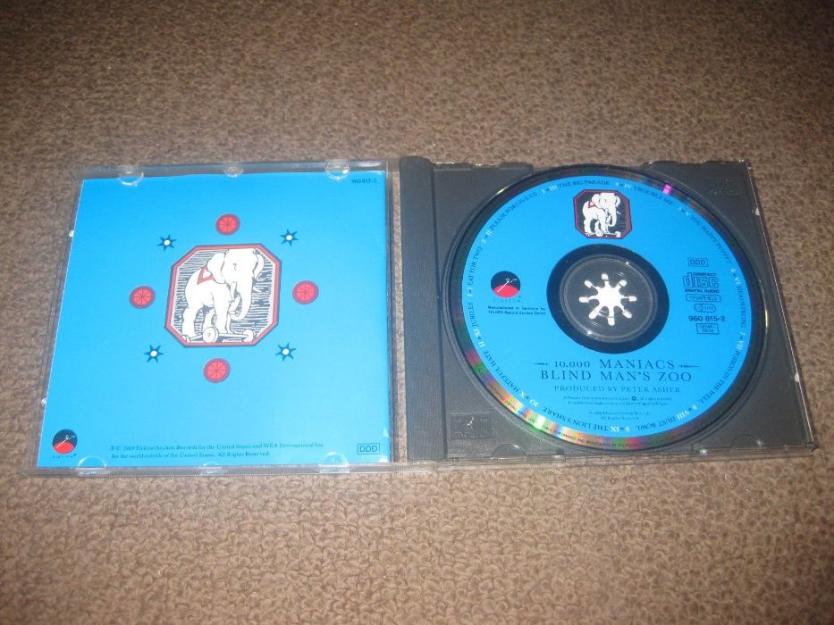 CD dos 10,000 Maniacs "Blind Man's Zoo" Portes Grátis