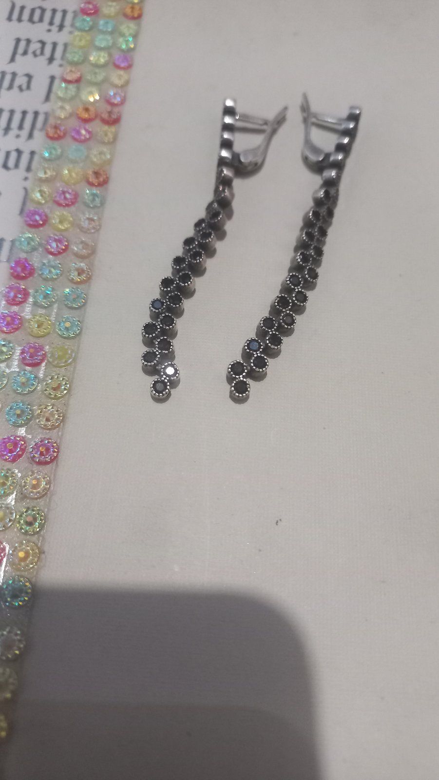 Продам серьги серебро