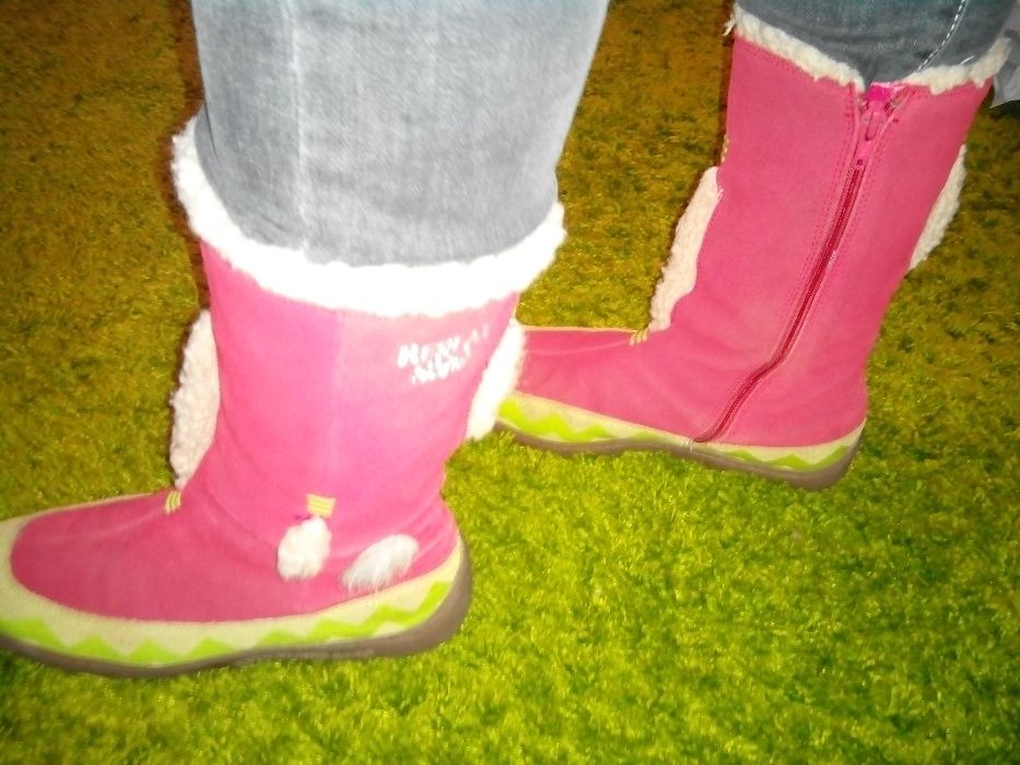 сапоги новые кожа замша бренд REPLAY&SONS красные