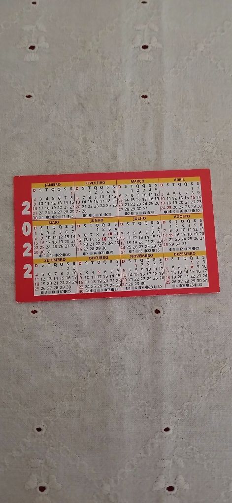 Calendário  de 2022