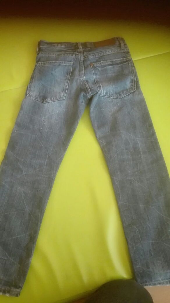 Spodnie jeans niebieskie 134