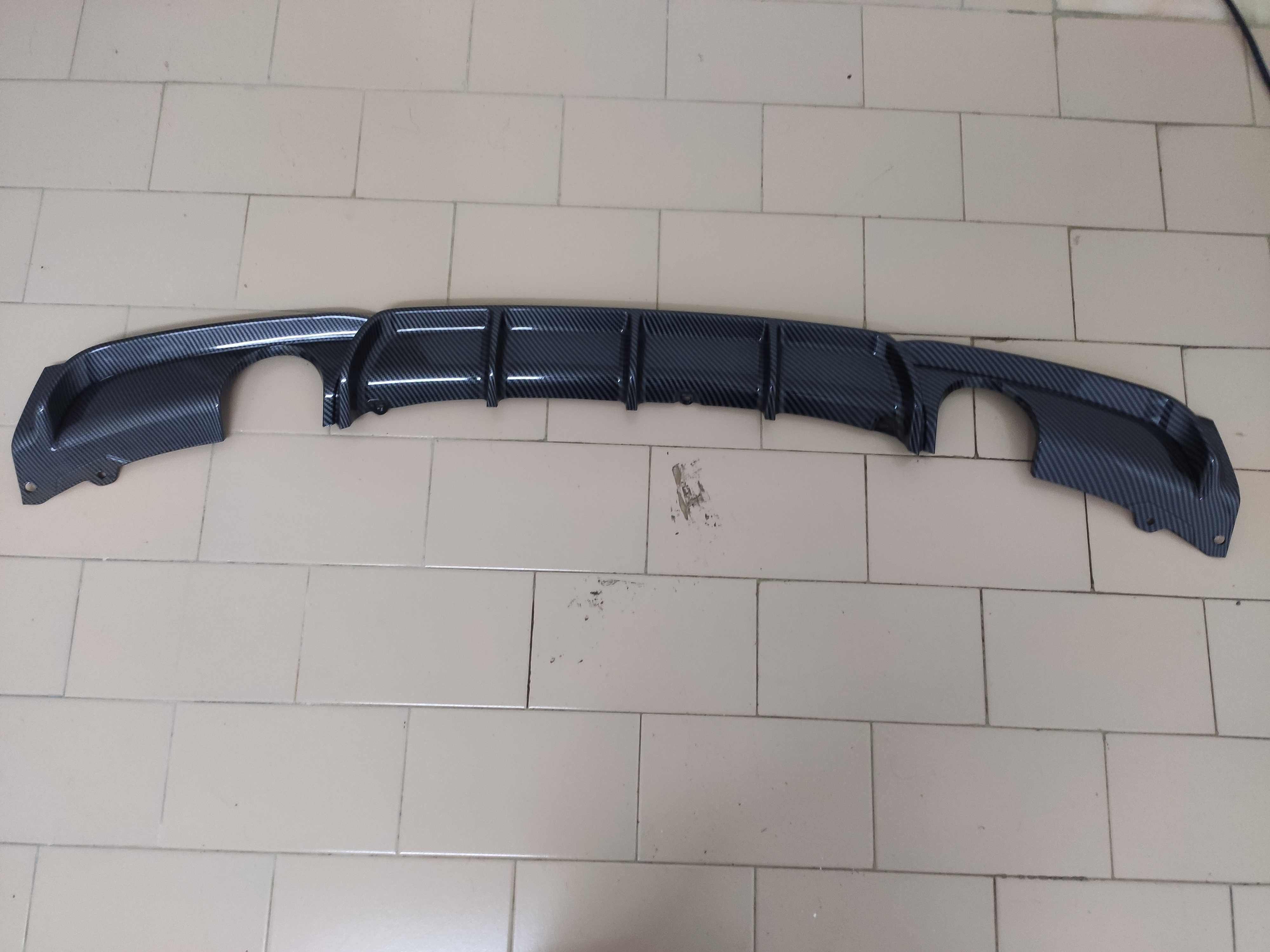 Difusor traseiro carbono look M performance F30/F31