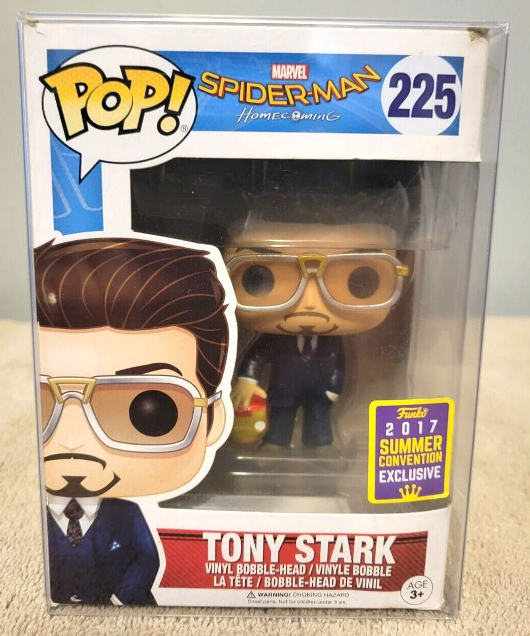 іграшка фігурка Funko Pop, Tony Stark (Spider-Man Home Coming), #225