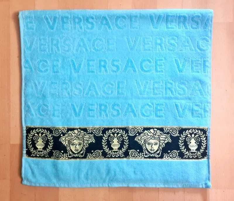 Ręcznik Versace niebieski 100cmx50 nowy