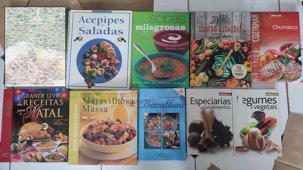 Lote 16 Livros de Culinária - Capa dura