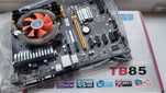 Блок 1350W 80gold + Материнська плата Biostar TB85 6PCIE Celeron 8gb
