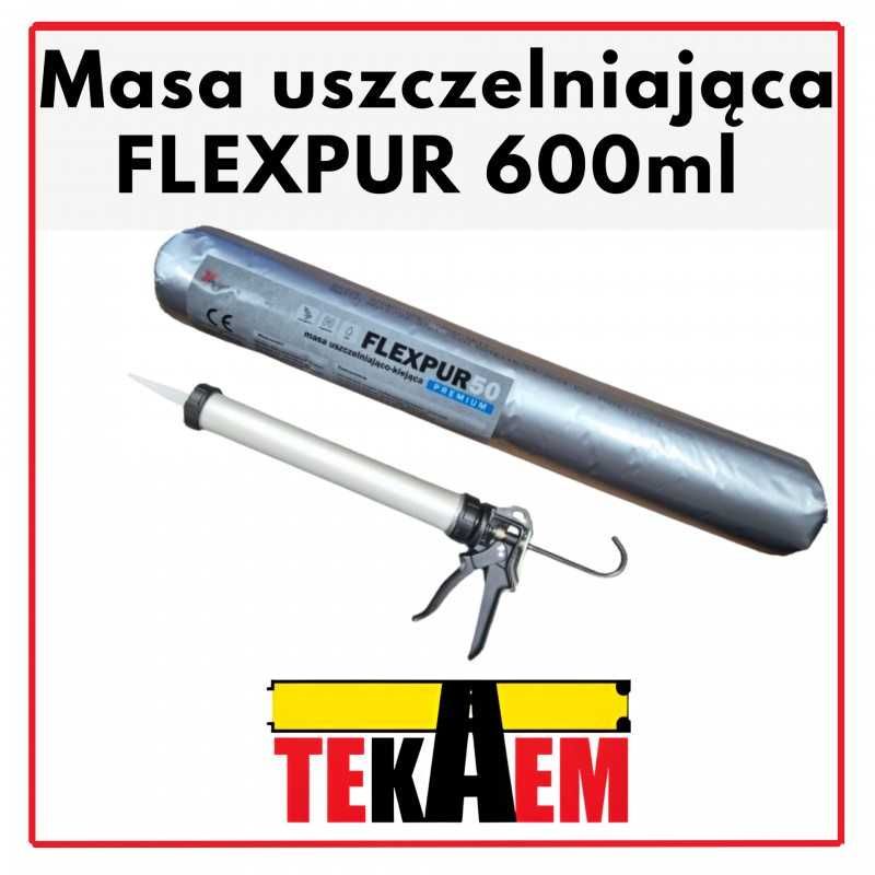 Masa uszczelniająca FLEXPUR 600ml dylatacje nieszczelności klej dekarz