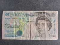 Банкнота 5 фунтів 1990 року Великобританія